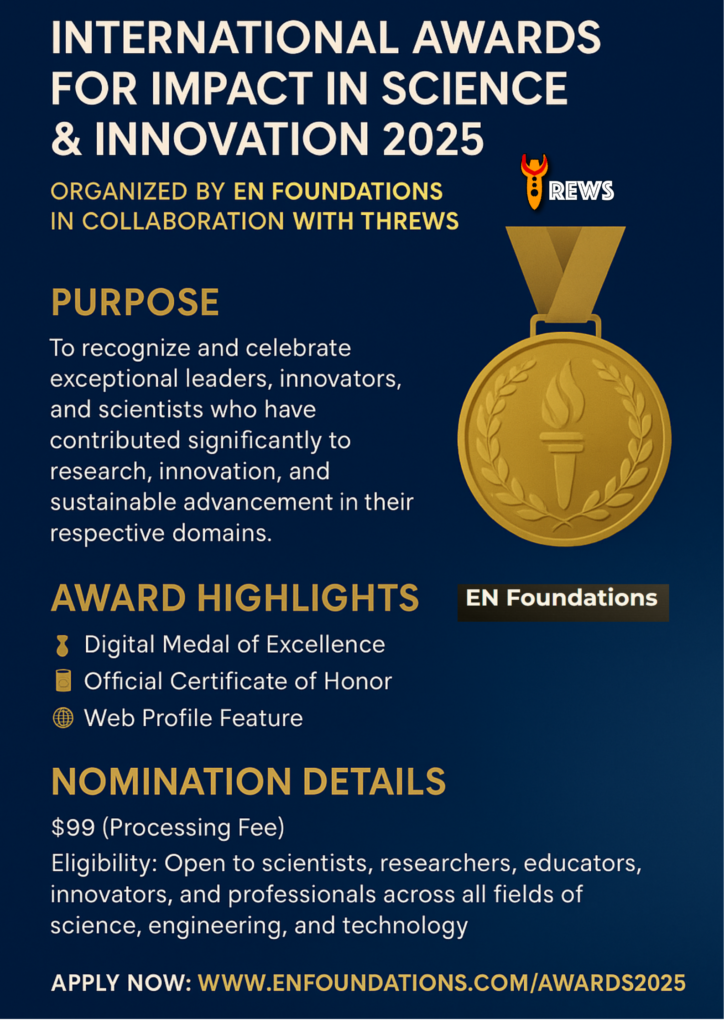 International Awards for Impact in Science & Innovation 2025