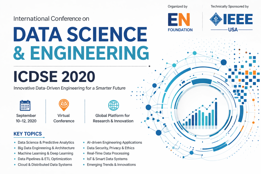 International Conference on Data Science & Engineering (ICDSE 2020)